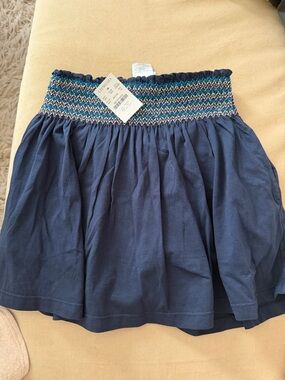 Crewcuts girls navy skort size 10 NWT